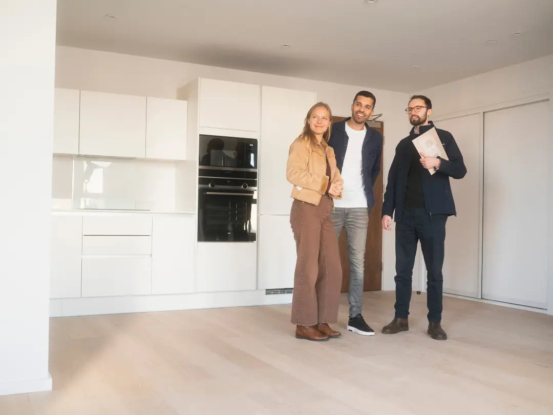 People view the inside of show home at Brabazon