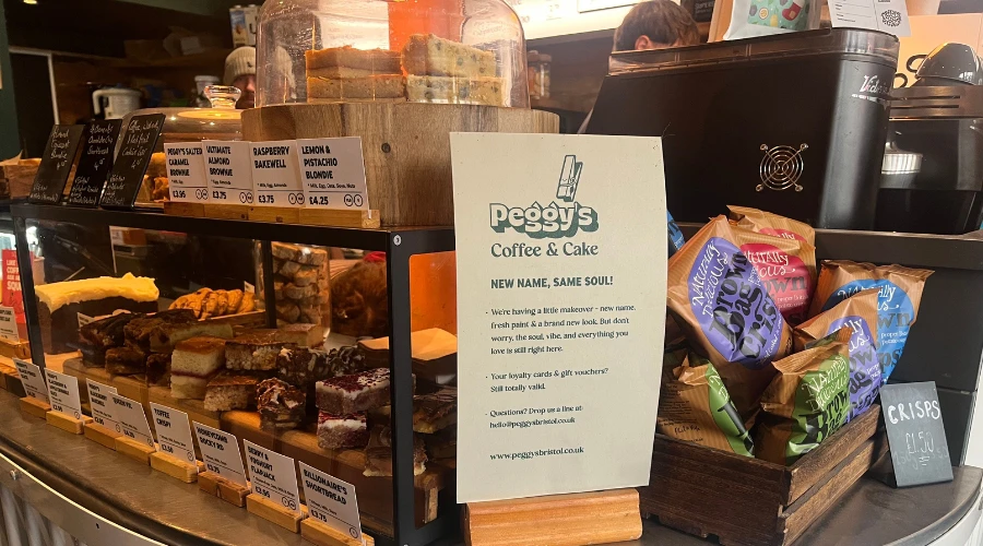 A display of various cakes and snacks