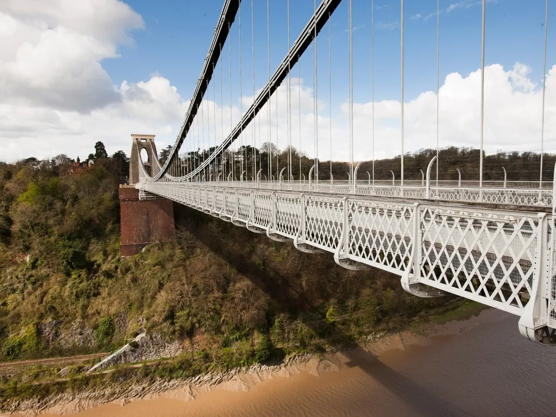 The Clifton Suspension Bridge crossing the Avon Gorge